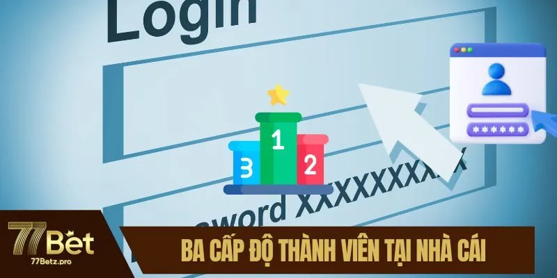 Ba cấp độ th&agrave;nh vi&ecirc;n tại nh&agrave; c&aacute;i